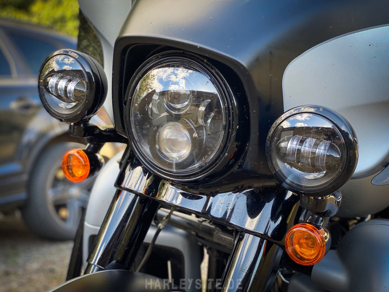 Die LED-Daymaker der Harley-Davidson Ultra Limited