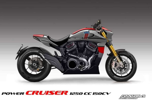 Harley-Davidson Power Cruiser RSCA Design Konzeptstudie