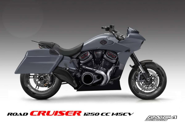 Harley-Davidson Road Cruiser RSCA Design Konzeptstudie