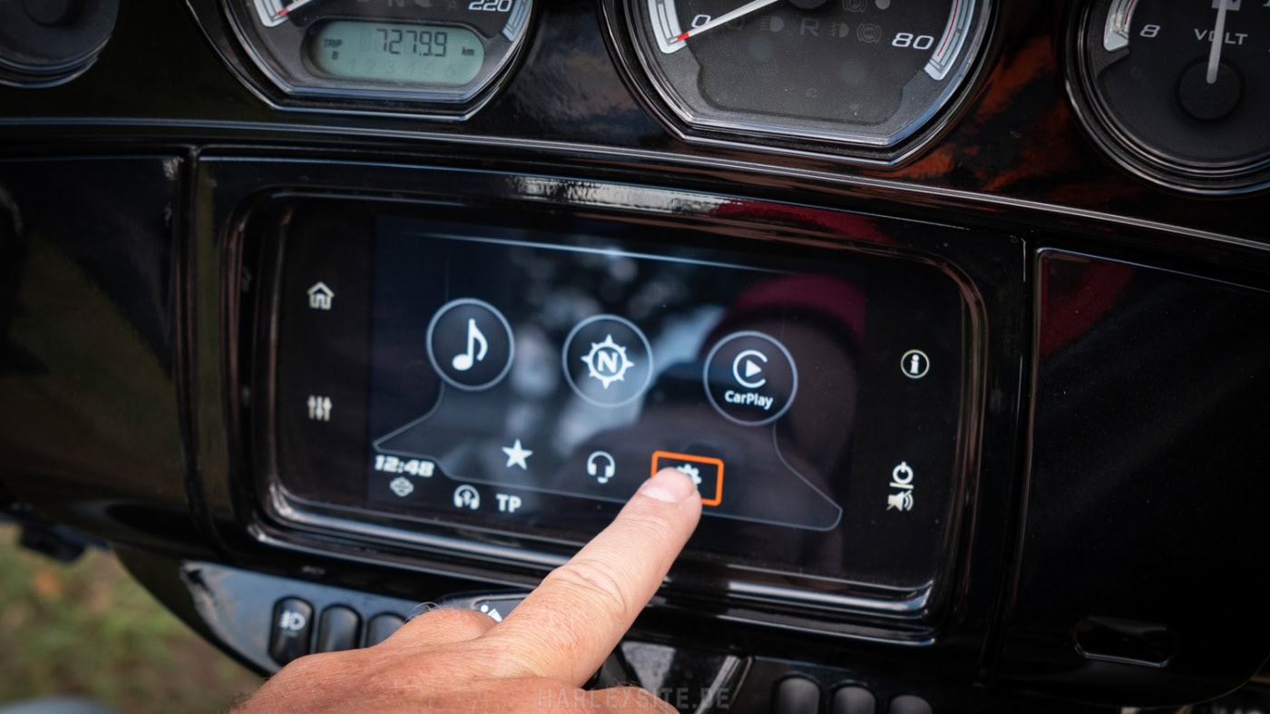 Boom! Box Infotainment-System von Harley-Davidson mit Apple Carplay