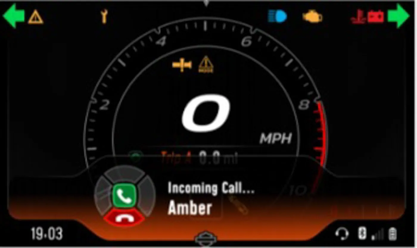 Freisprechfunktion - Harley-Davidson Pan America Screen