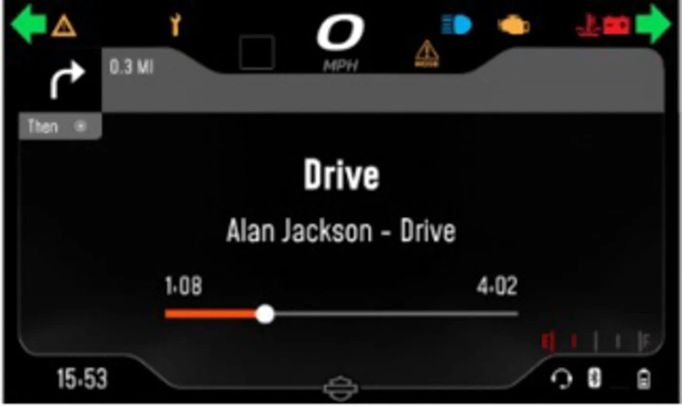 Infotainment - Harley-Davidson Pan America Screen