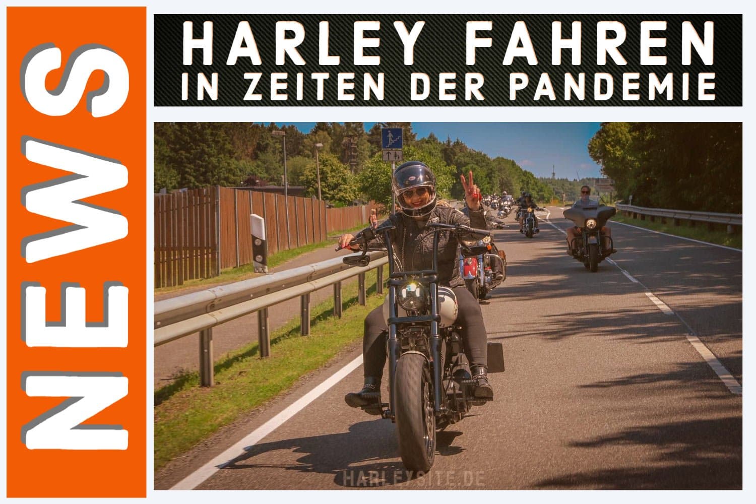 Riding a Harley during the pandemic