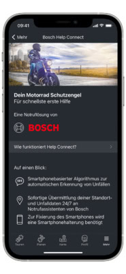 Mock Calimoto Bosch Help Connect Info