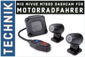 Mio MiVue M760D Dashcam for Motorcyclists