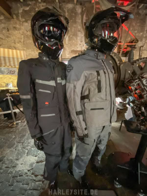 Pan America Adventure Helme und Bekleidung