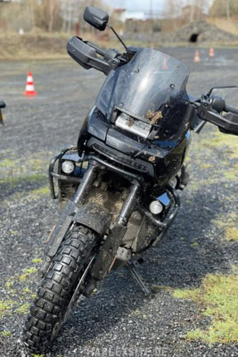 Pan America nach der Fahrt Im Gelände