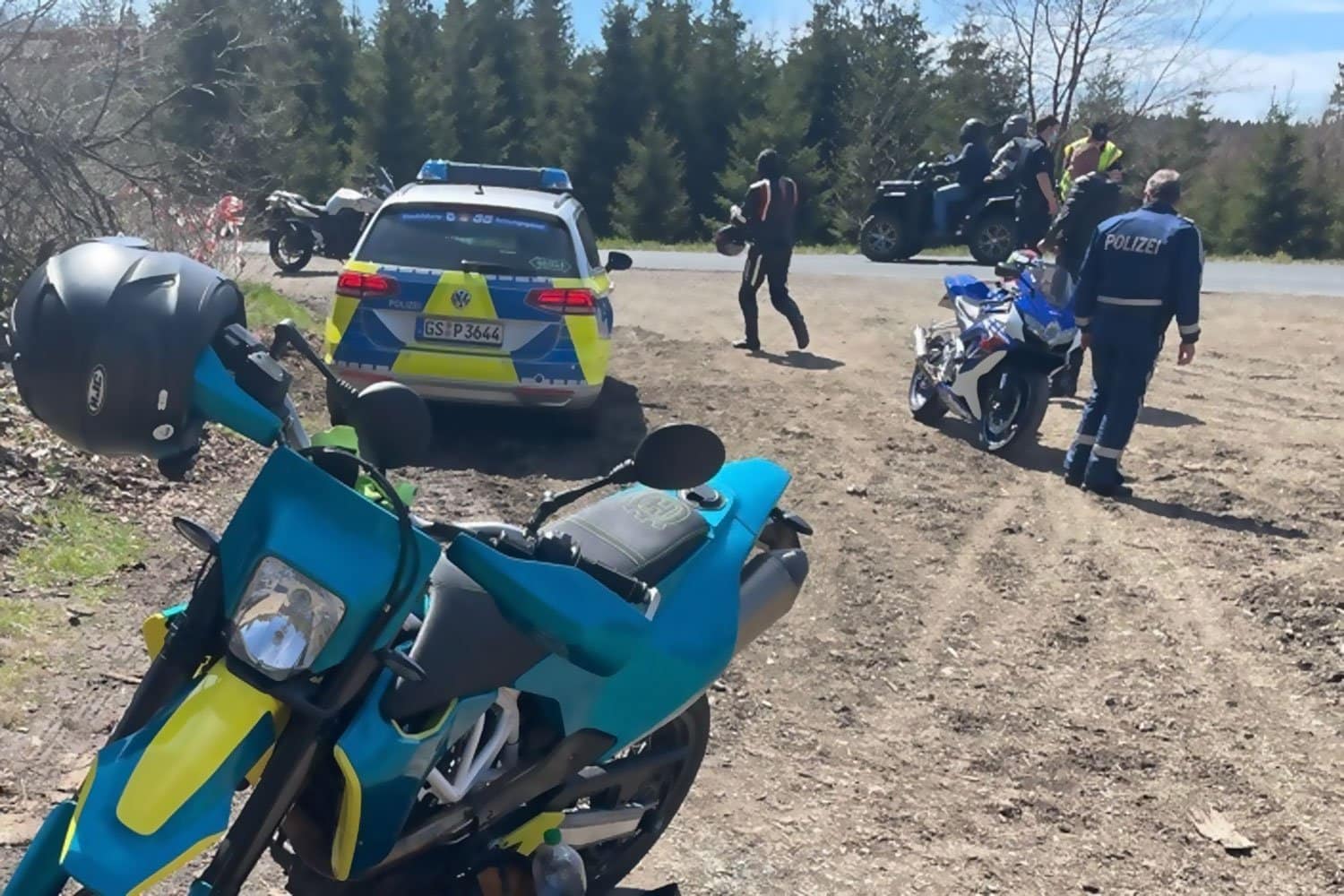 Polizeikontrolle Harz - Bildnachweis: Polizei Goslar