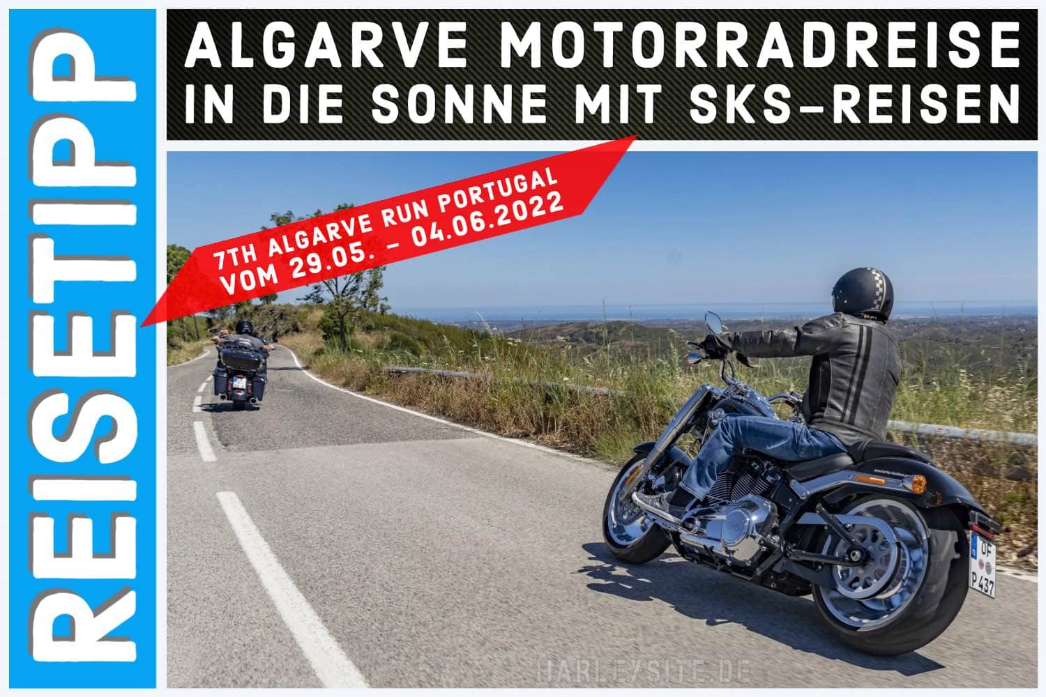 Algarve Portugal SKS-Reisen Harley Tour 2022