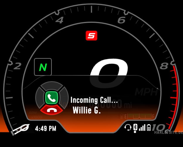 Sportster S Freisprechfunktion