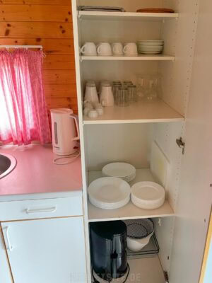 Die Ausstattung in der Hütte