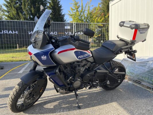 Polizei Version der Pan America Harley-Davidson