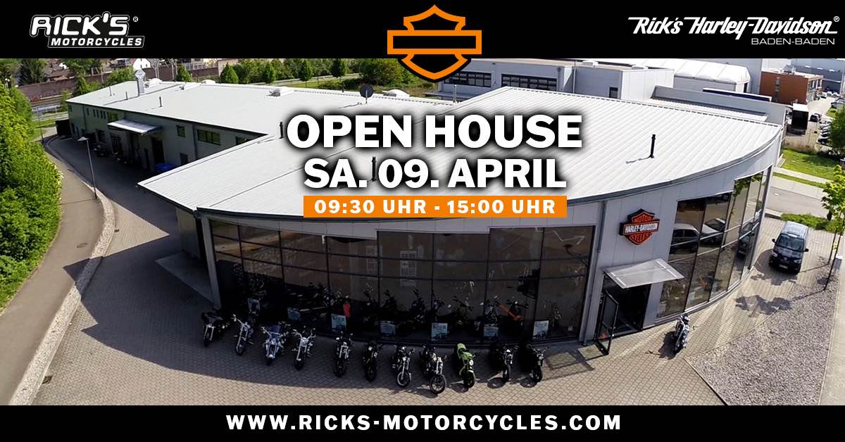 Open House - Ricks Motorcycles 9. April 2022 Open House - Ricks Motorcycles 9. April 2022