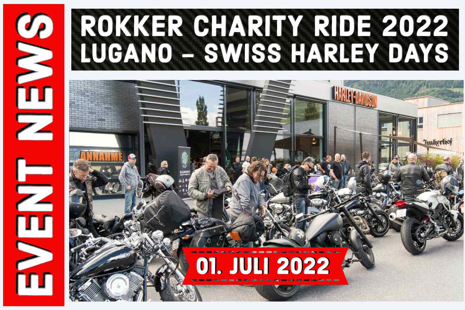 Event News - ROKKER Charity Ride 2022 Swiss Harley Days