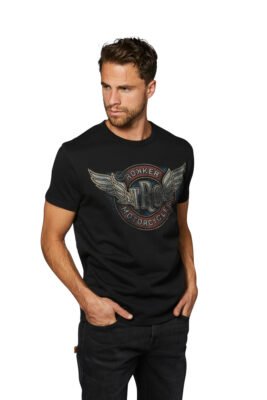 Rokker Company T-Shirt Wings Black