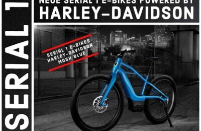 Serial 1 - E Bikes von Harley-Davidson 2022 Mosh Blue