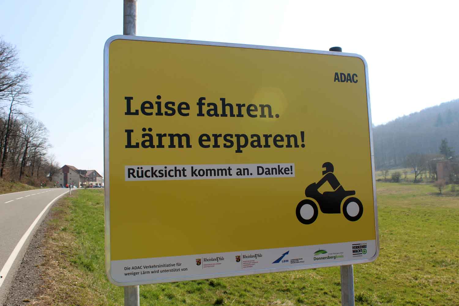 Regionalclubs Pfalz Motorradlaerm Schild