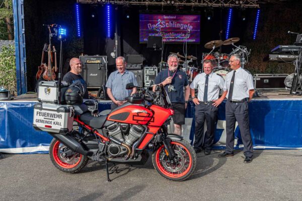 Harley-Davidson stiftet umgebaute Pan America 1250 Special für Einsatzkräfte in Nordrhein-Westfalen