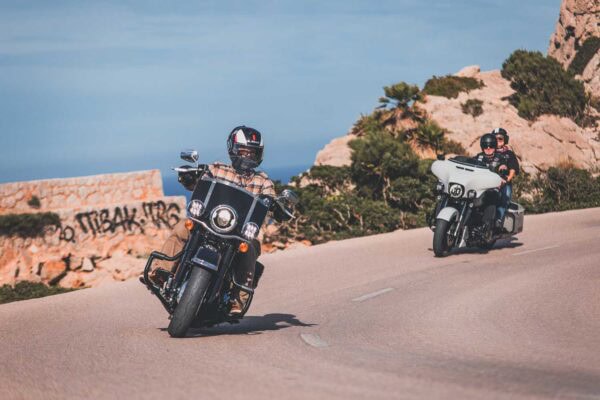 Letzte Kurve vor dem Leuchtturm auf dem Kap