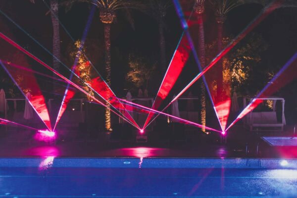 Disco-Revue und Laser-Show am letzten Abend