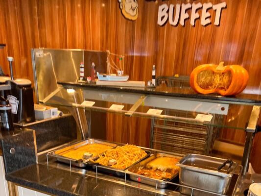 Das Buffet auf der Colorline Superspeed Fähre