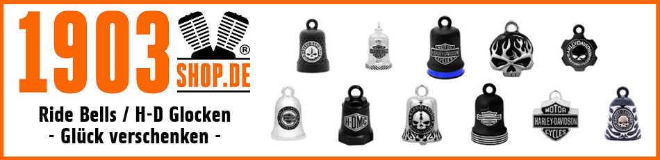 Dr. Jekill & Mr. Hyde - Revolutionärer Sound für Harley-Davidson Motorräder! 1903 Harley-Davidson bells
