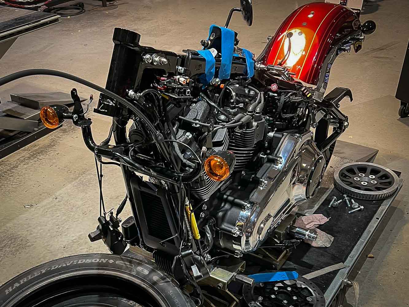 EL DIABLO CUSTOM - THE ITALIAN DEVIL OF FRANKFURT Harley-Davidson AP69 EL DIABLO EDITION