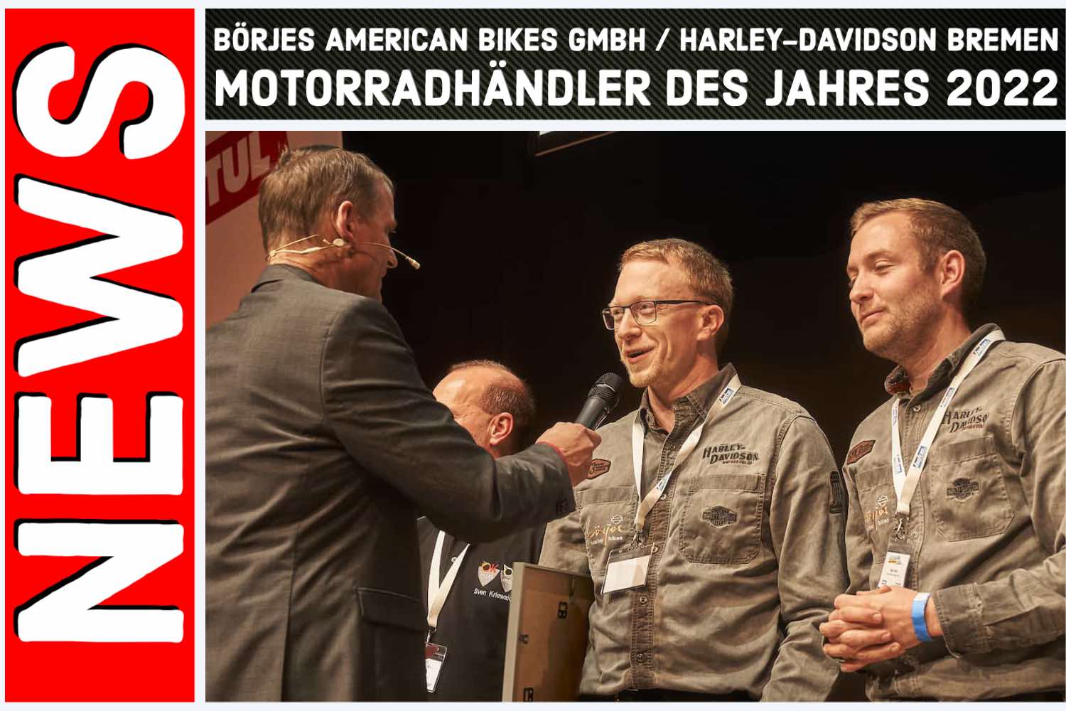 Börjes American Bikes GmbH / Harley-Davidson Bremen is Motorcycle Dealer of the Year 2022