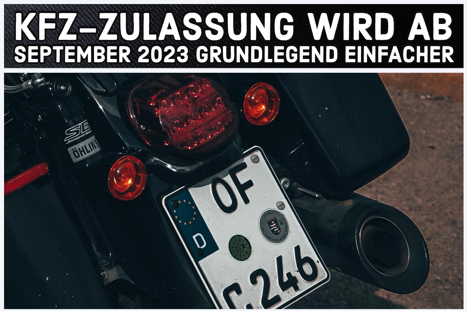 KFZ-Zulassung wird ab September 2023 grundlegend einfacher