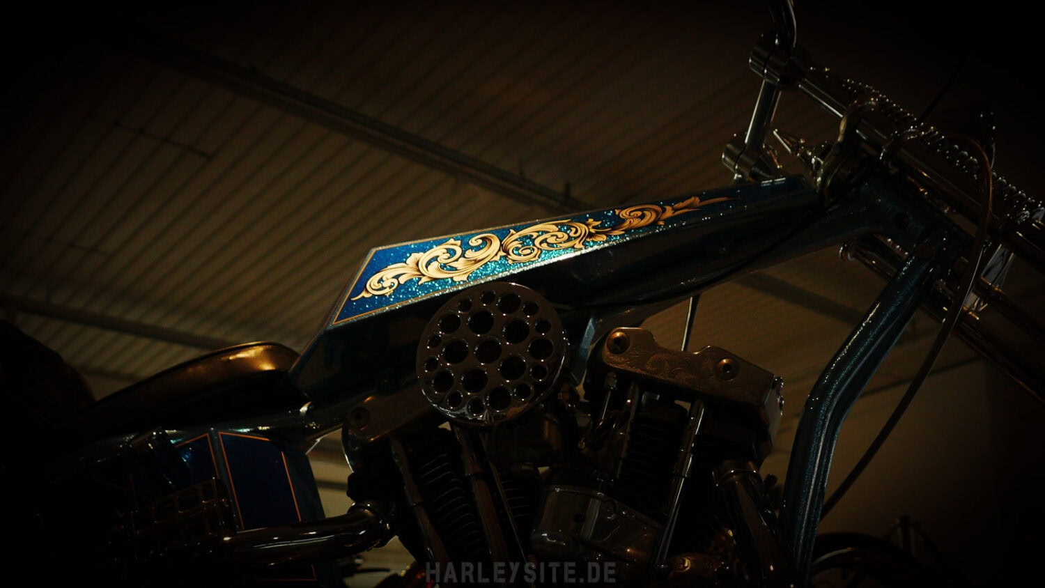 Ironhead Sportster "Digger" Style Central Garage