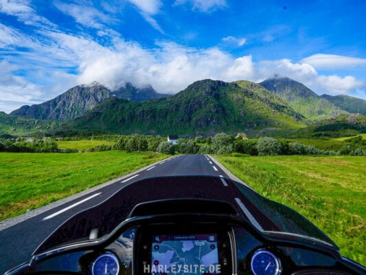 Die Strecke vom Haukland Beach zur Hauptstraße ist der reinste Wahnsinn