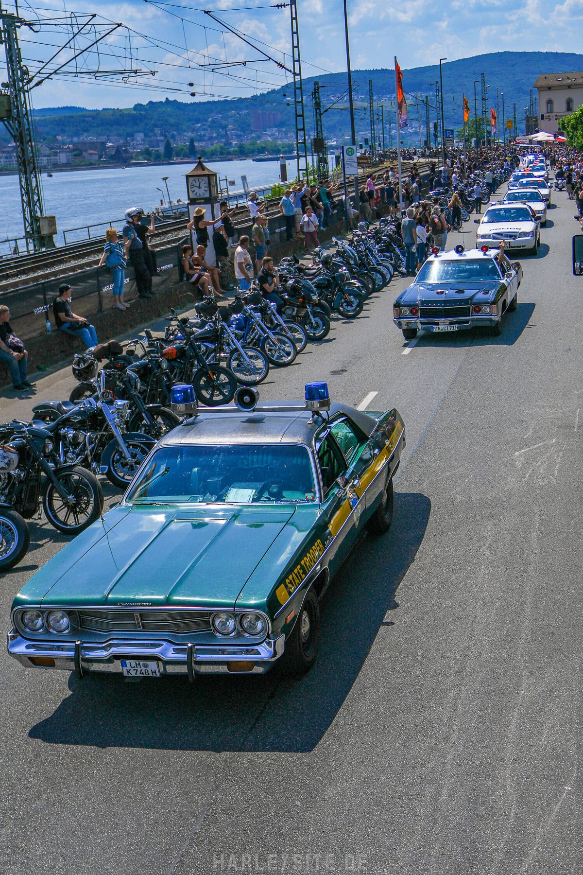 Die Parade der Magic Bike Rüdesheim