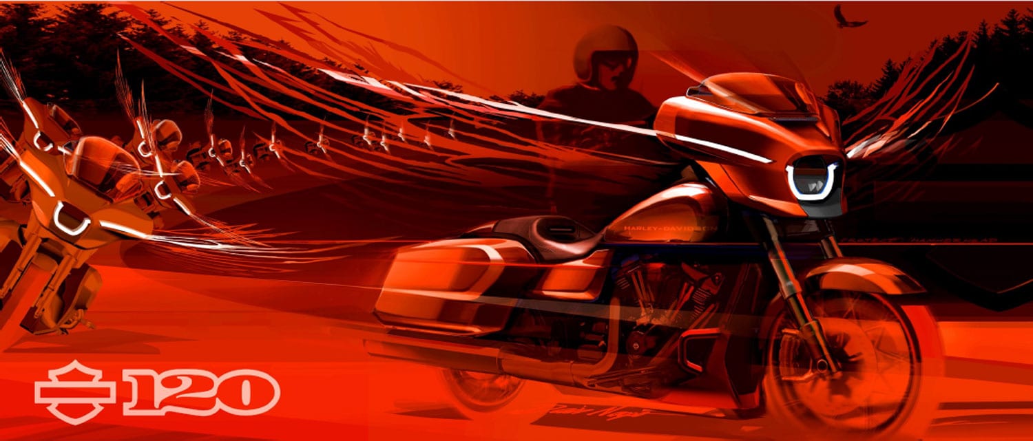 CVO Street Glide Eagle Wings