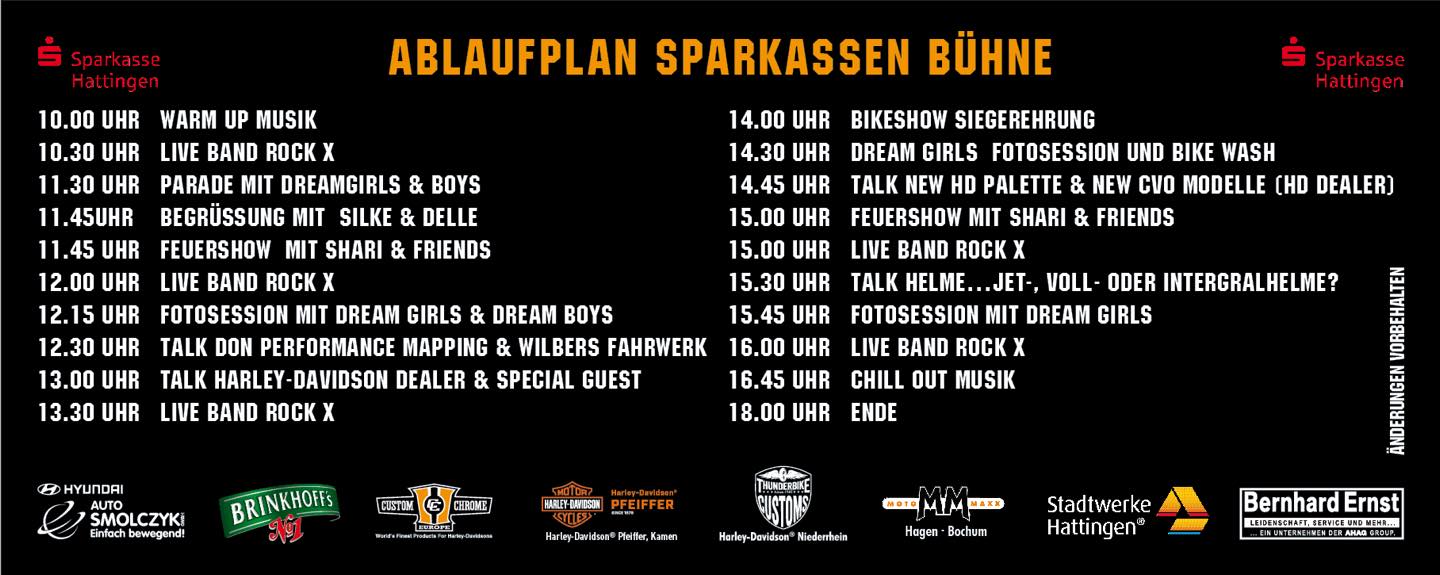 Ablaufplan - Ruhrpott Meeting 2023