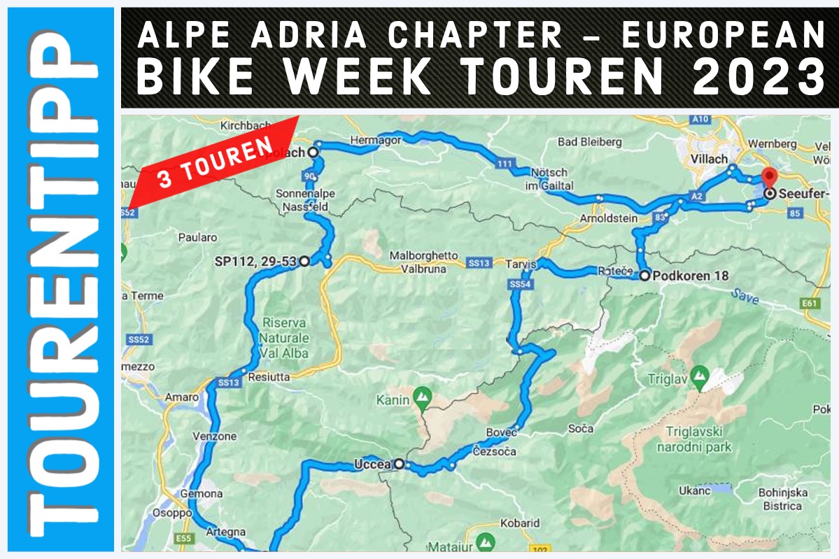 Tourentipp - Alpe Adria Chapter Touren 2023