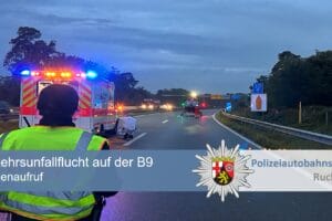 Verkehrsunfallflucht auf der B9 - Zeugenaufruf