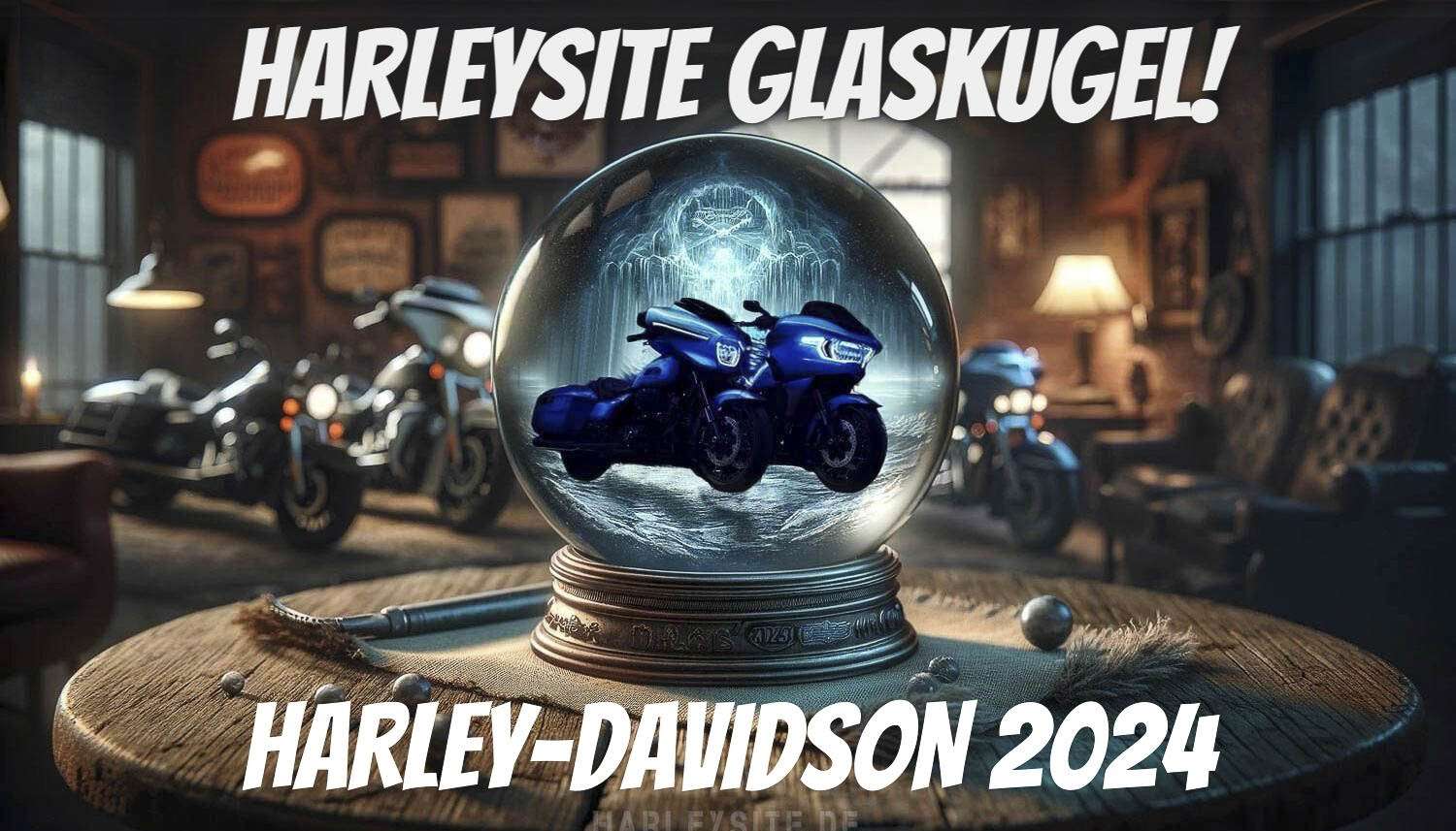 Harley-Davidson Street Glide und Road Glide Special 2024 Blue Burst | Harleysite Glaskugel