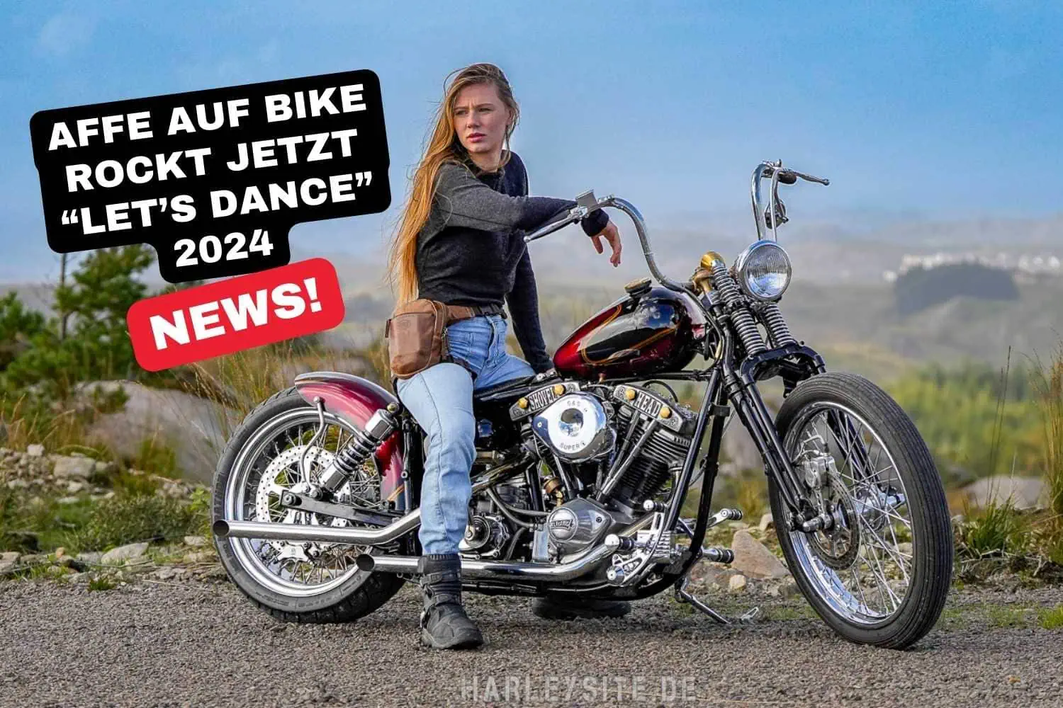 Affe auf Bike rockt jetzt “Let’s Dance” 2024