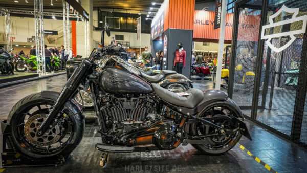Harley-Davidson Fat Boy Custom, auf der Motorräder Dortmund.