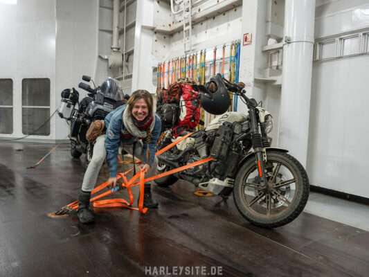 Richtiges Verzurren gehört dazu