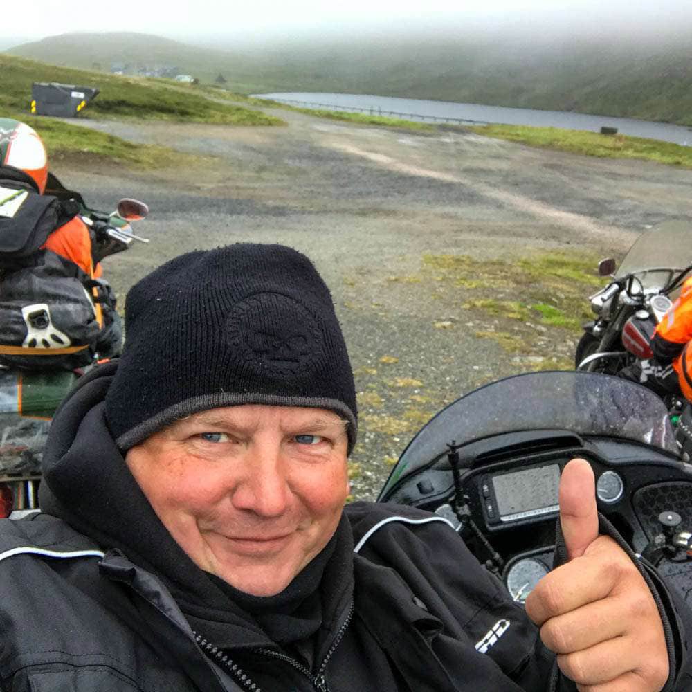 Harleysite - Volker Wolf am Nordkap 2017