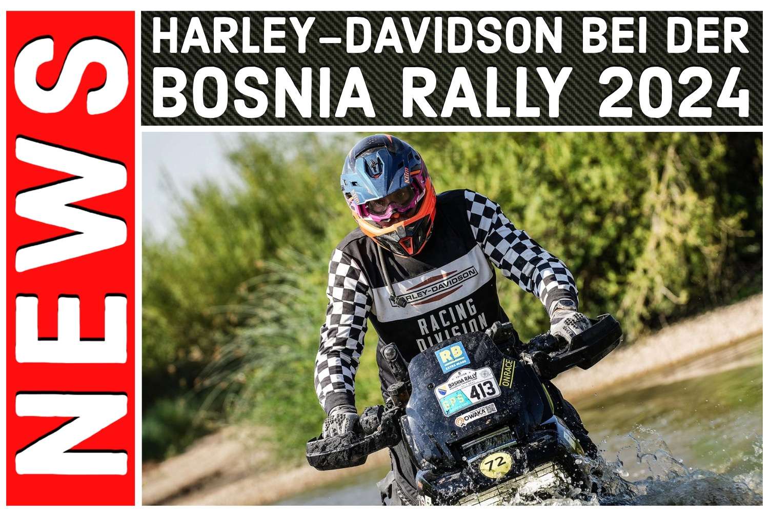Harley-Davidson Pan America 1250 Special on the demanding Bosnia Rally