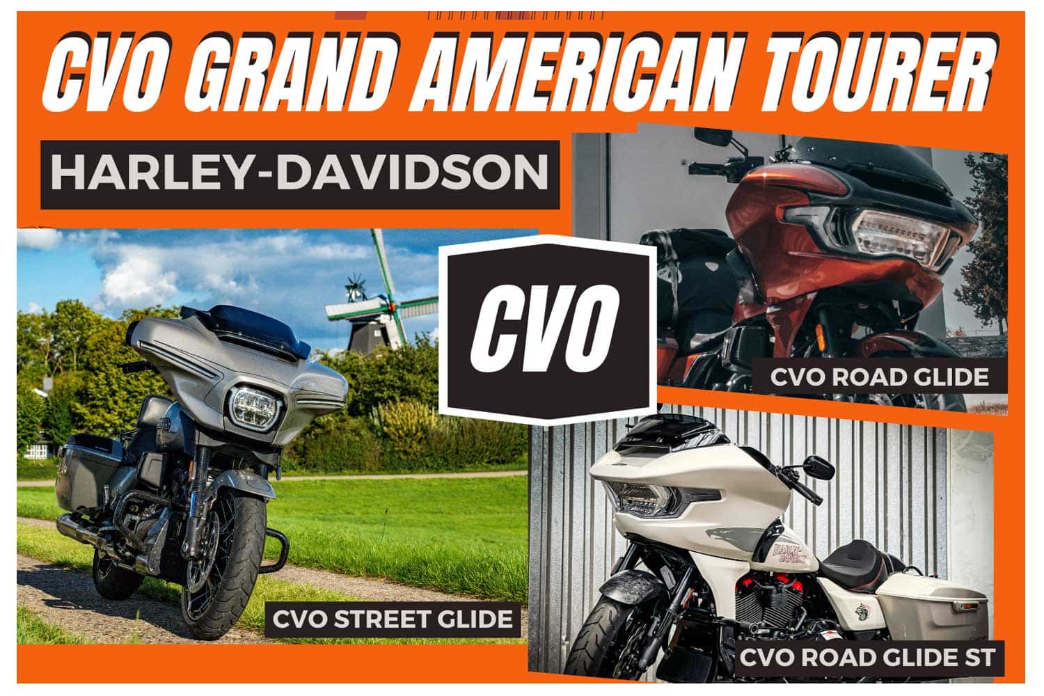 Harley-Davidson CVO Street Glide, CVO Road Glide, and CVO Road Glide ST – Touring vs. Performance