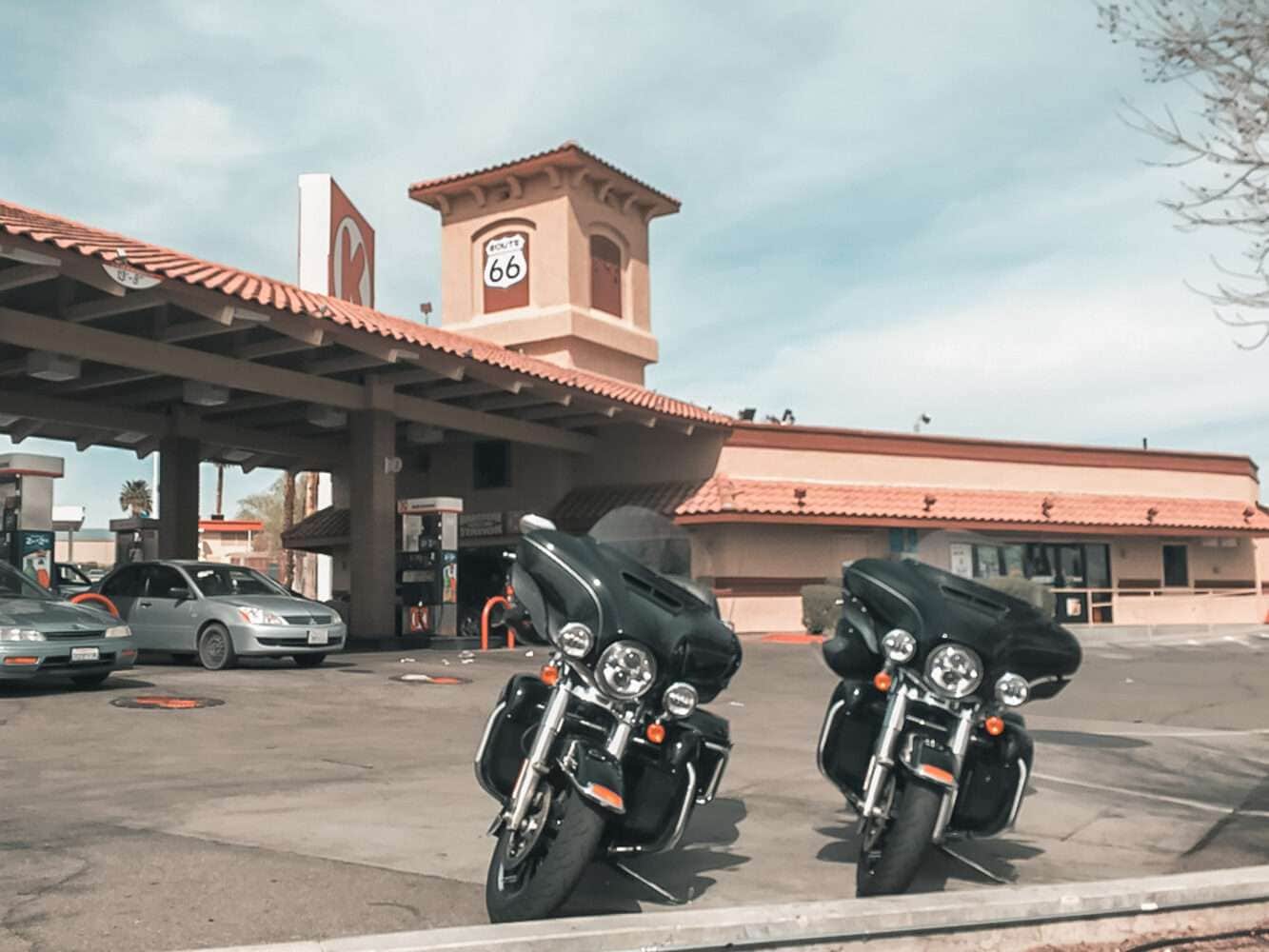 Legendäre Tankstelle in Barstow an der Route 66