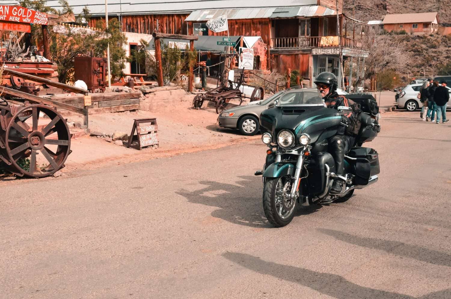 Oatman City ist eine alte Western und Goldgräberstadt ein muss auf der alten Route 66