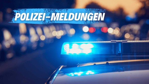 Verfolgungsfahrt endet vor einer Schranke Polizeilicht mit “Polizeimeldungen” für Harley- und Motorradsicherheit.