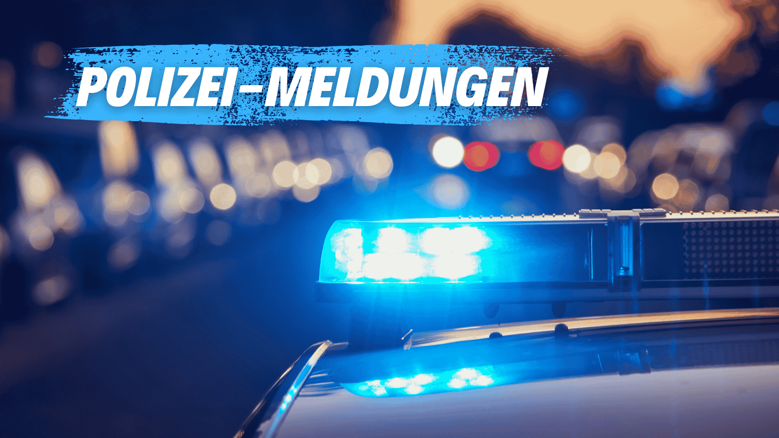 Polizeilicht mit “Polizeimeldungen” für Harley- und Motorradsicherheit.