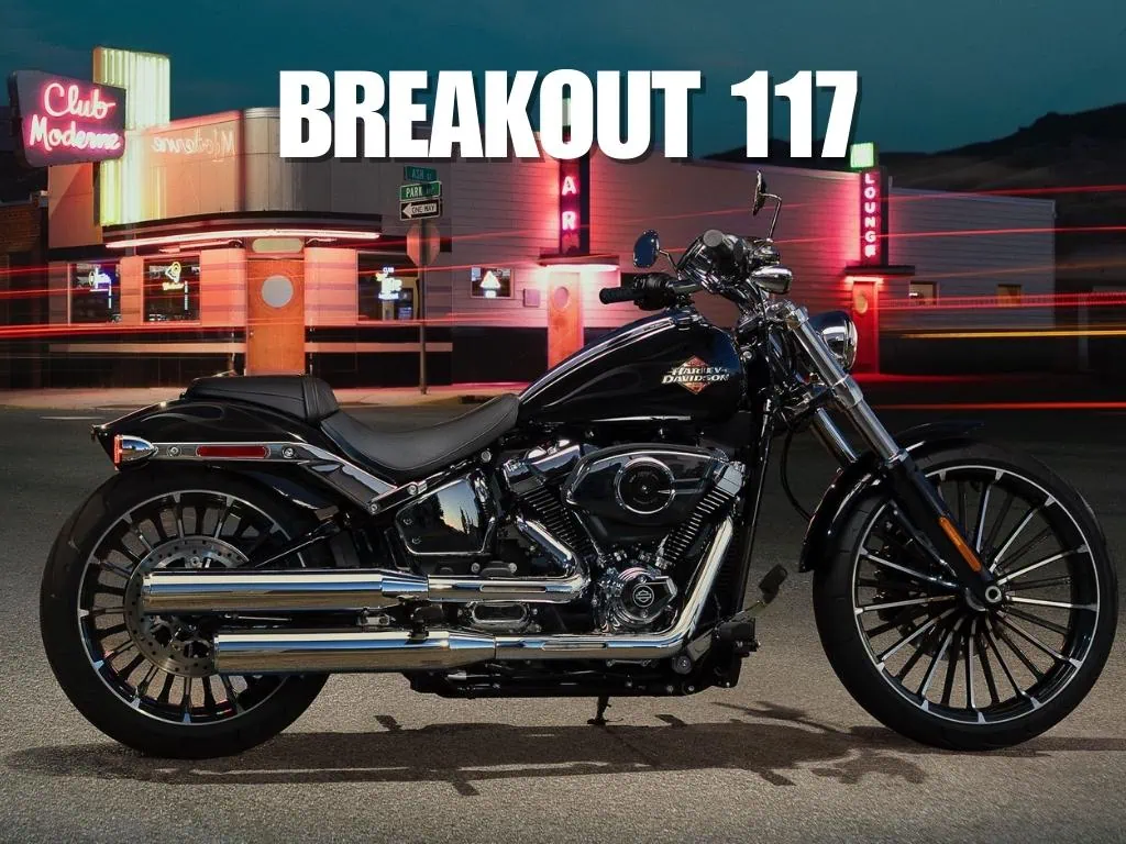 a motorcycle parked on the side of a road