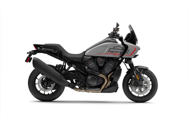 a black and silver motorcycle