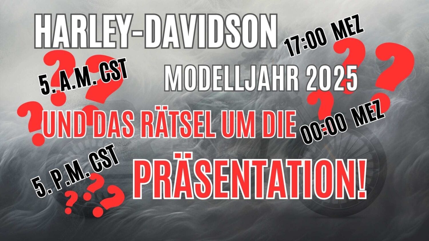 Kommt jetzt eine Low Rider S 2025 – High Output a poster with text and a motorcycle